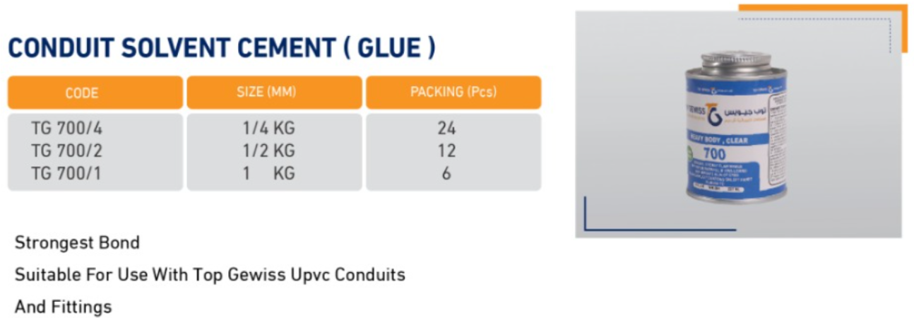 Conduit Solvent Cement